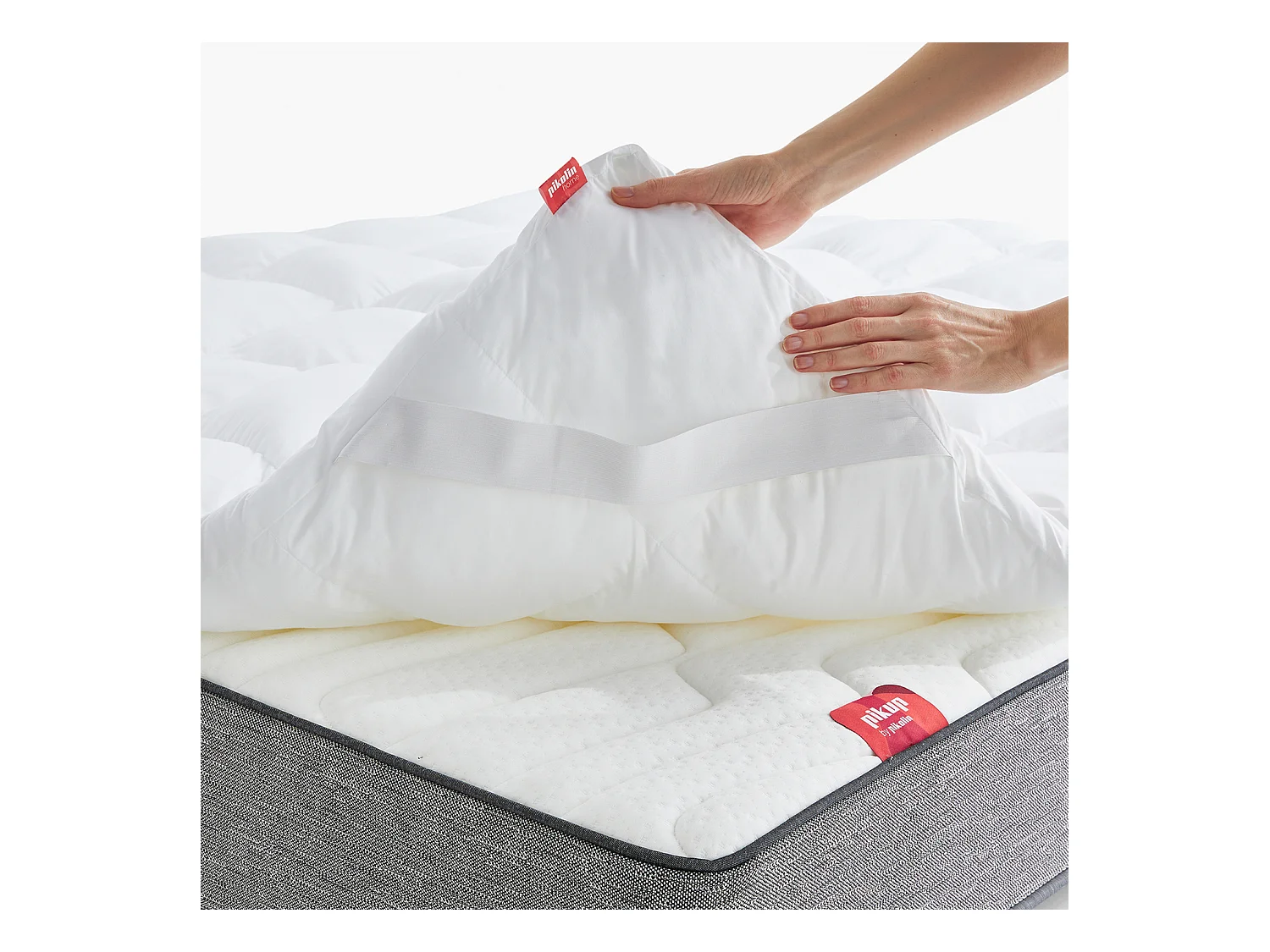 Topper van 5 cm vezel - Antiallergisch