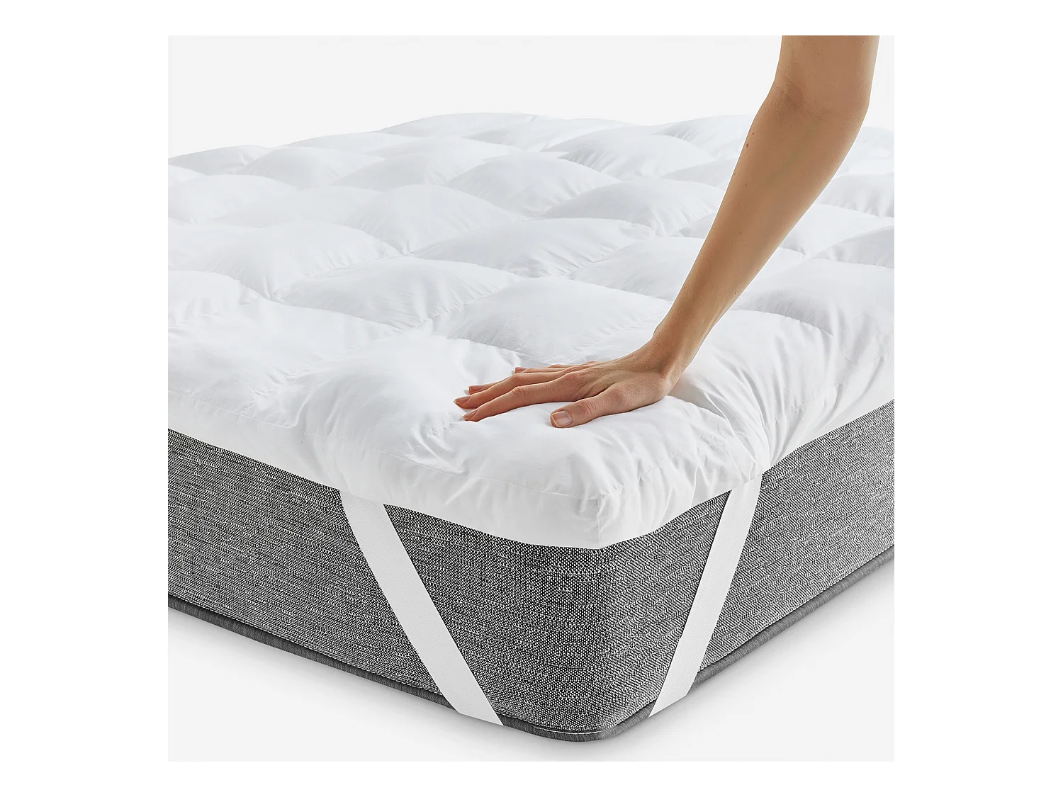 Topper van 5 cm vezel - Antiallergisch