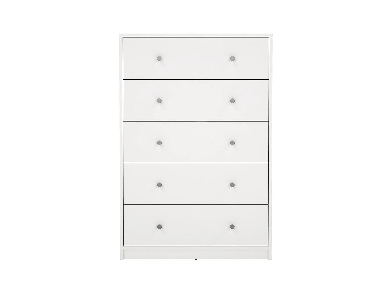 Ladekast met 5 lades wit H108,1 cm – LISE