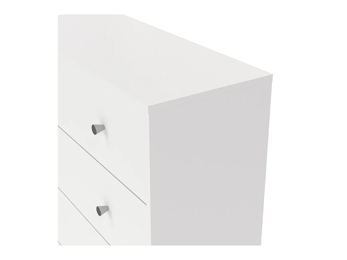 Ladekast met 5 lades wit H108,1 cm – LISE