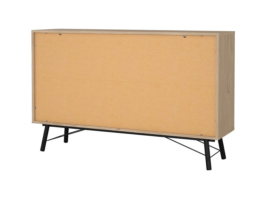 Dubbele ladekast met 6 lades en metalen onderstel B150,3 cm – JOYCE