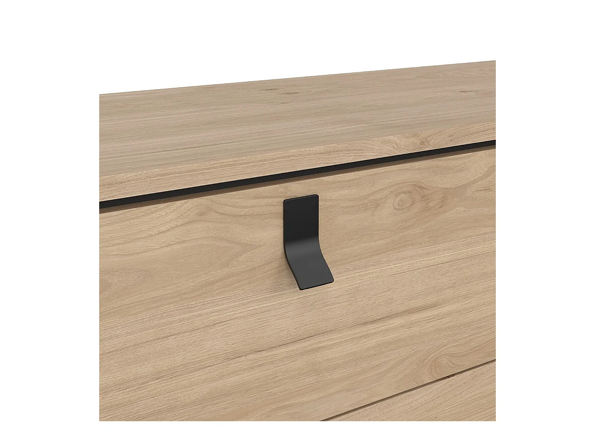 Dubbele ladekast met 6 lades en metalen onderstel B150,3 cm – JOYCE