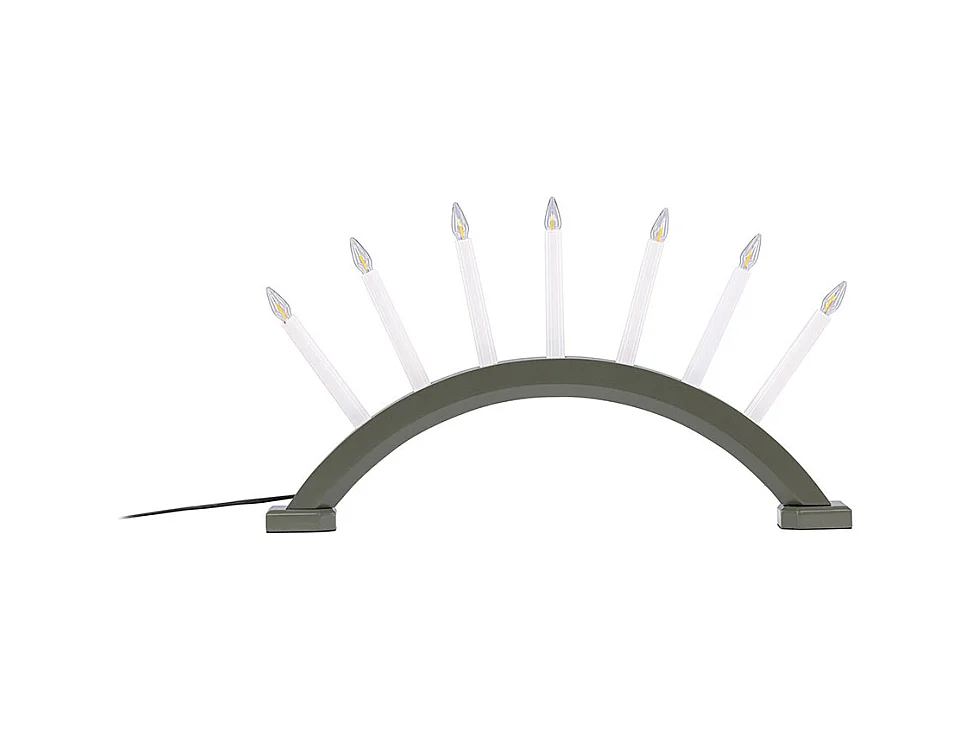 Lampe à Poser Bougeoir Design "Kebnekaise" 55cm Vert