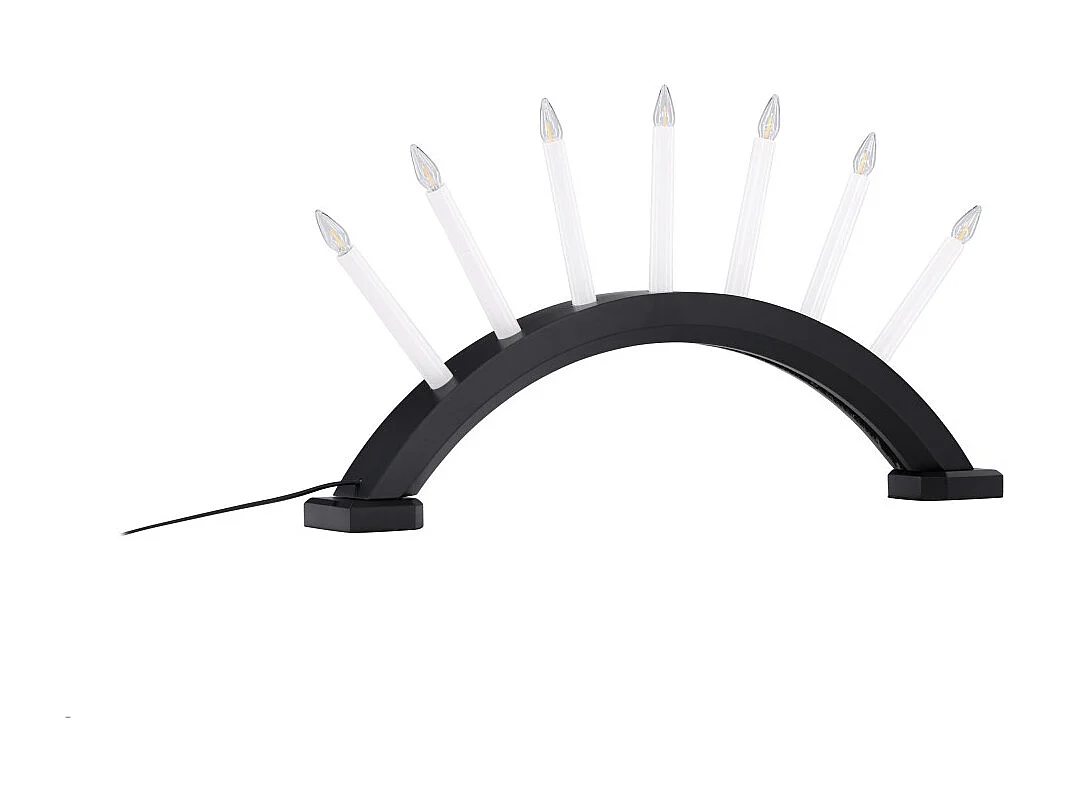 Lampe à Poser Bougeoir Design "Kebnekaise" 55cm Noir