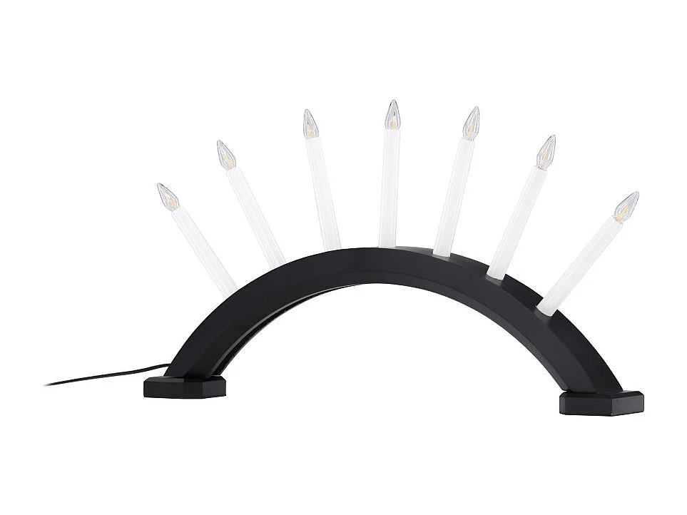 Lampe à Poser Bougeoir Design "Kebnekaise" 55cm Noir