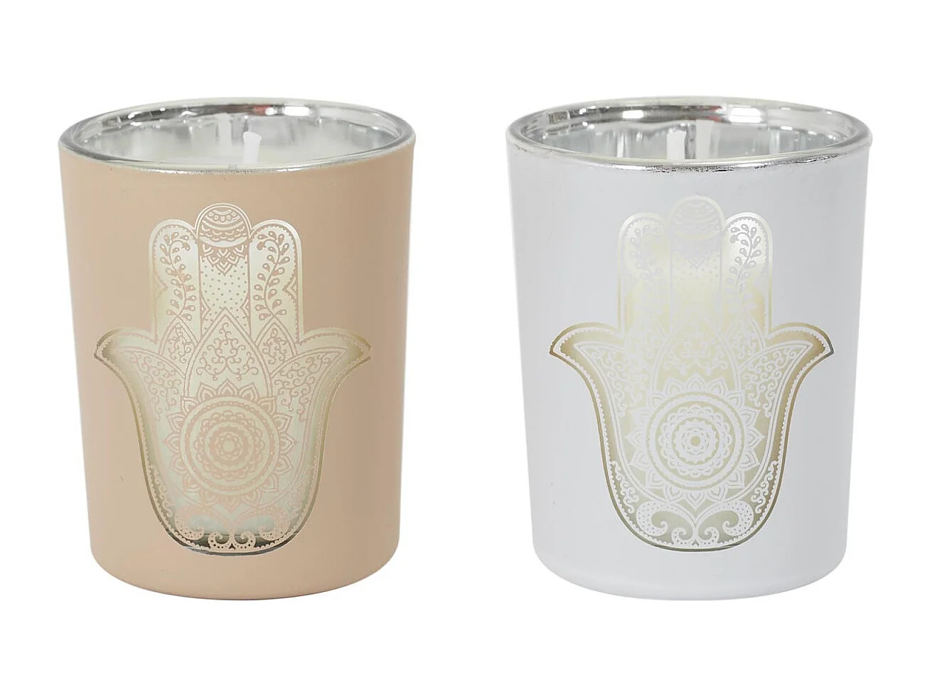 Coffret Bougie Senteurs D'orient X6 Beige, Or