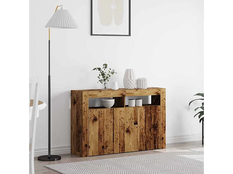 Sideboard Altholz 116 x 30 x 75 cm Holzwerkstoff