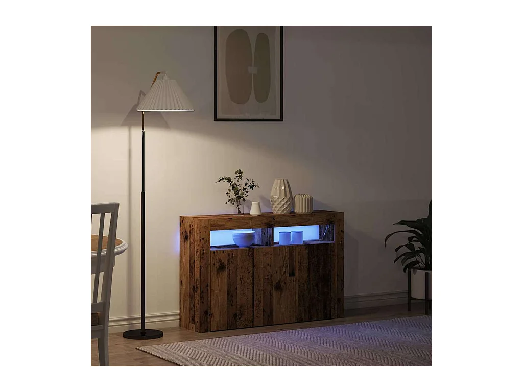 Buffet Bois ancien 116 x 30 x 75 cm Bois d'ingénierie