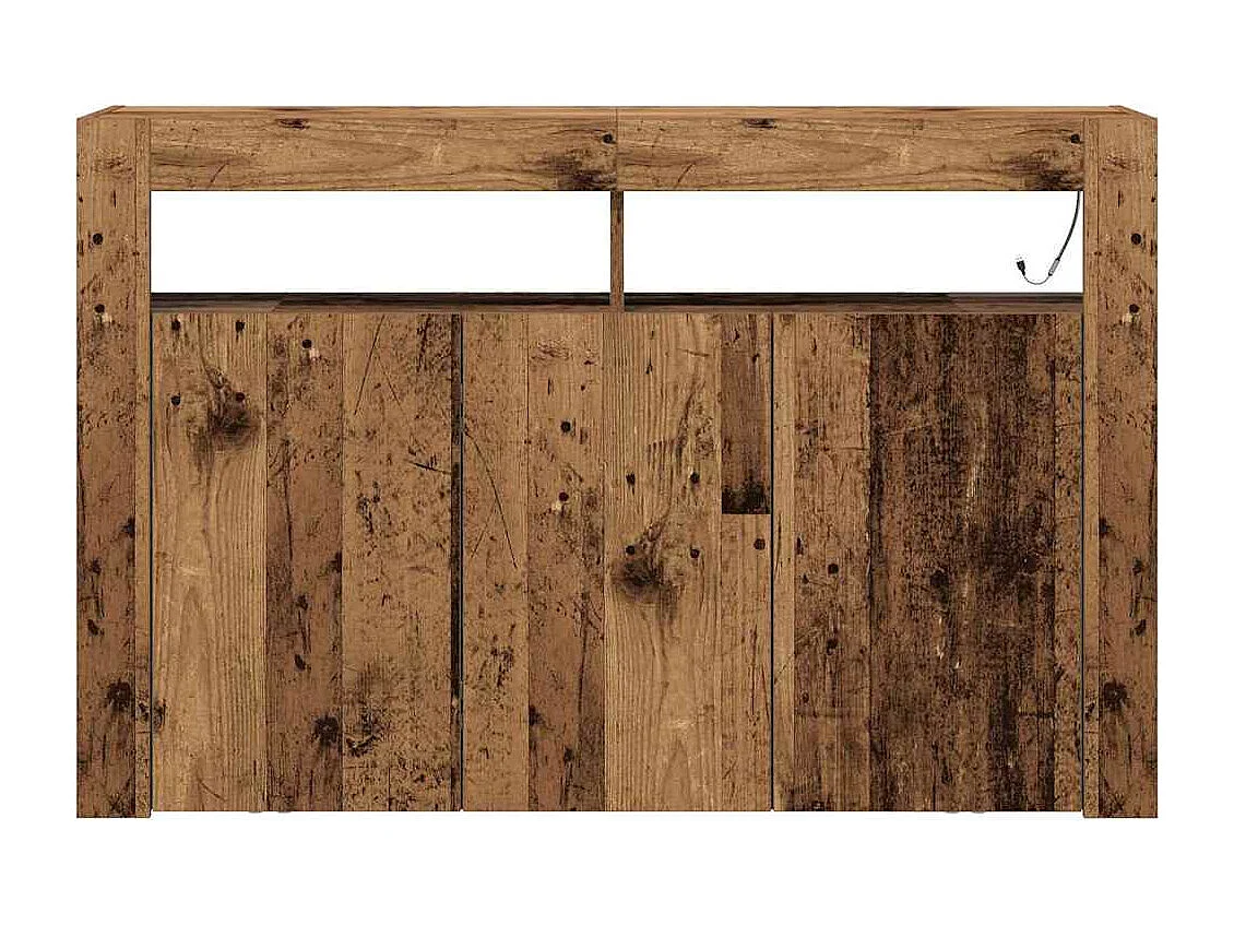 Buffet Bois ancien 116 x 30 x 75 cm Bois d'ingénierie