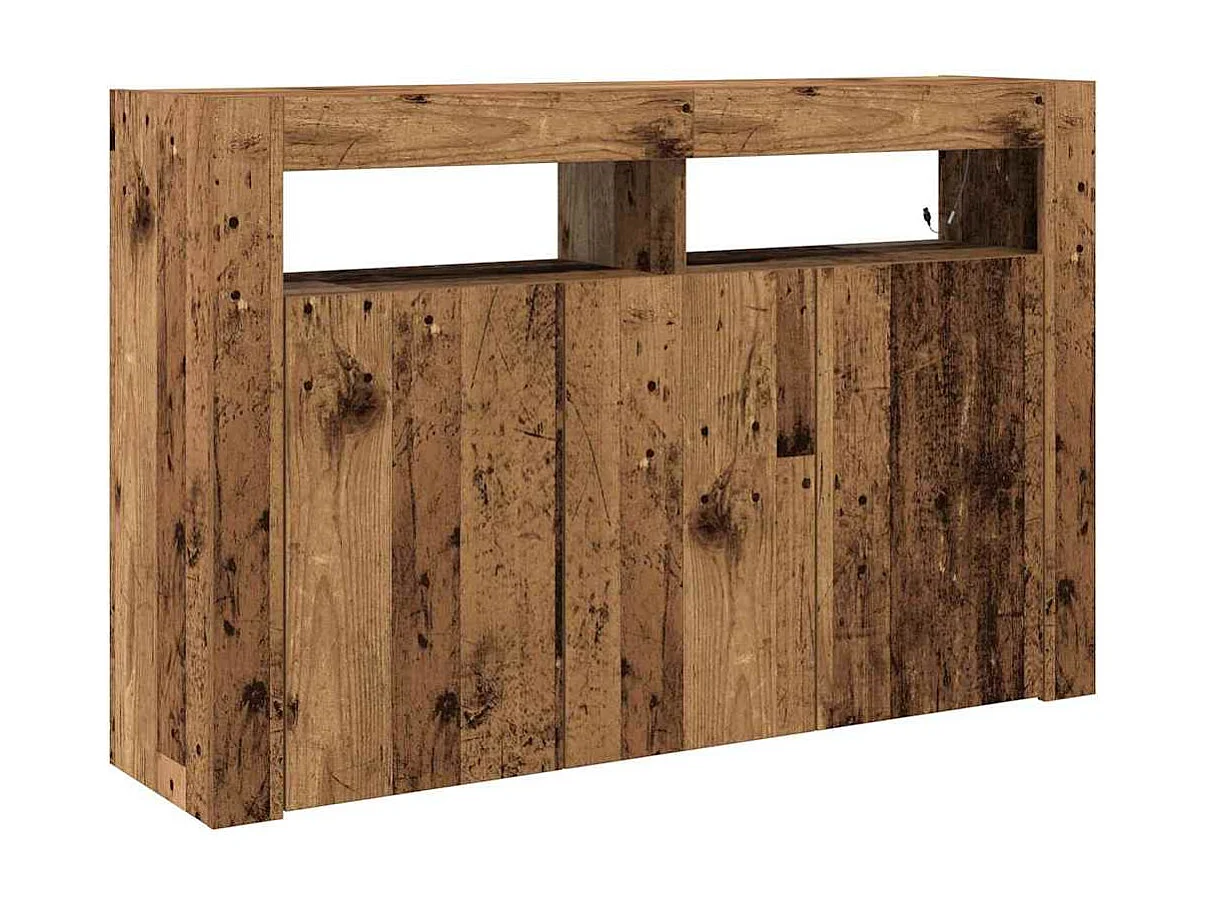Buffet Bois ancien 116 x 30 x 75 cm Bois d'ingénierie