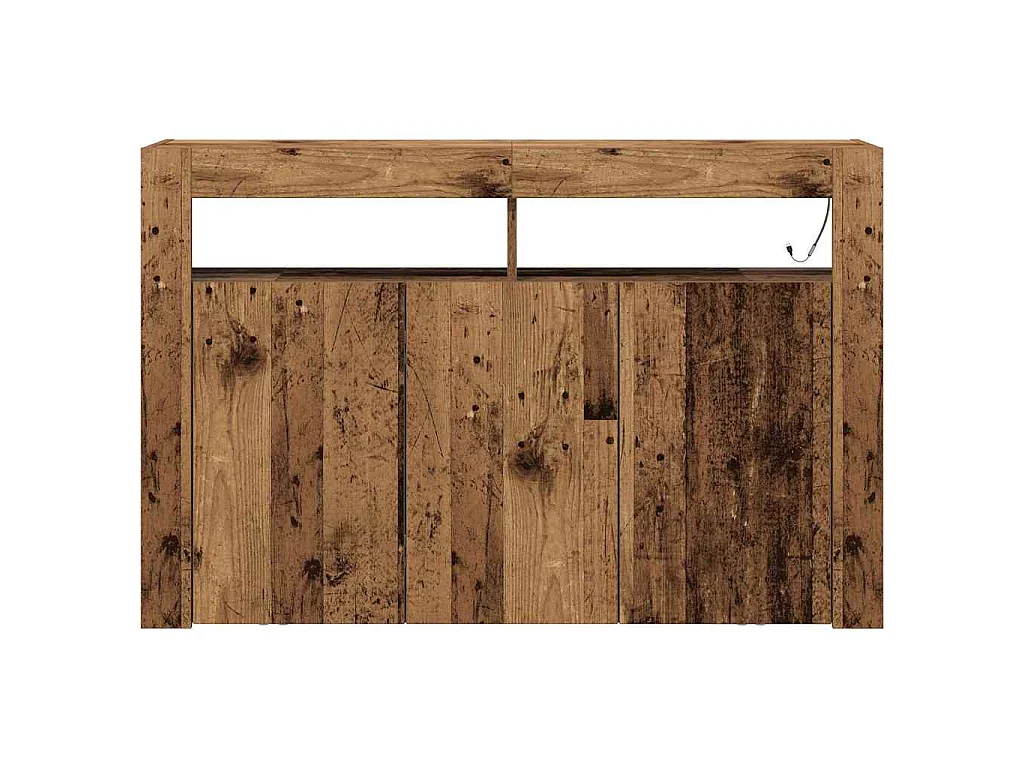 Buffet Bois ancien 116 x 30 x 75 cm Bois d'ingénierie