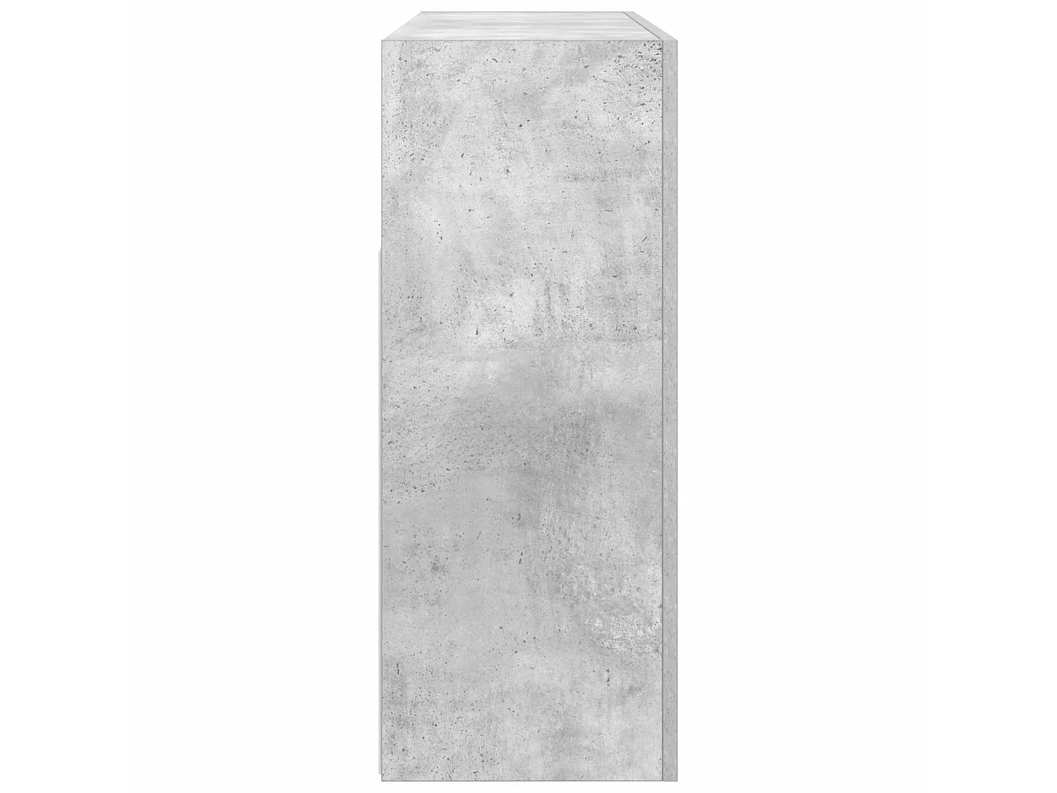 Buffet Gris béton 116 x 30 x 75 cm Bois d'ingénierie