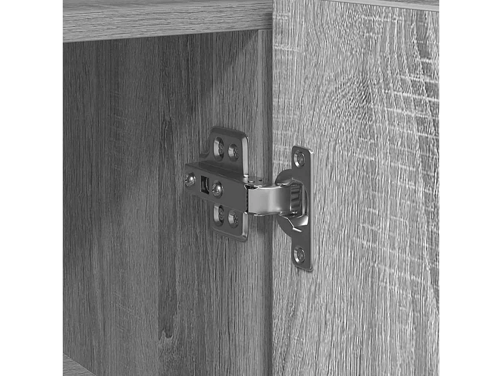 Buffet Sonoma gris 116 x 30 x 75 cm Bois d'ingénierie