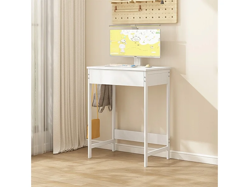 Biurko komputerowe stół dla dzieci mały stolik z 1 szuflada nowoczesne 60cm