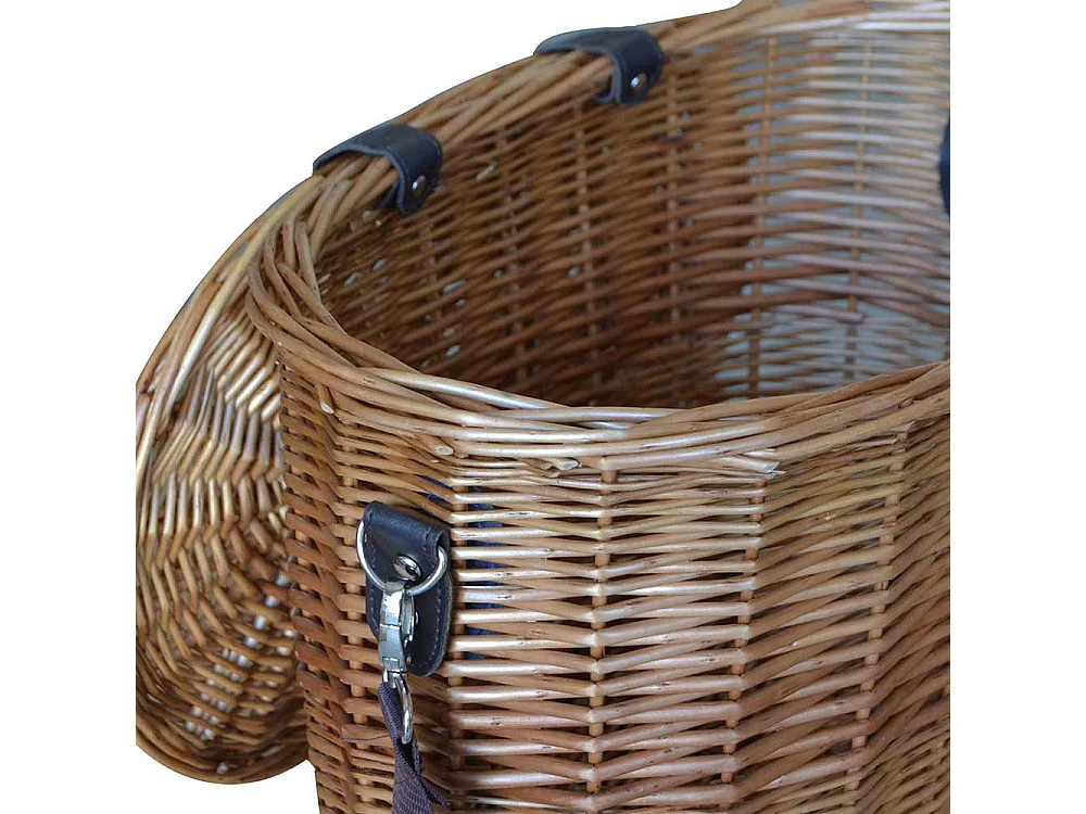 Paddenstoelenmand met schouderriem cm 34 x 20 x h 24 ovaal