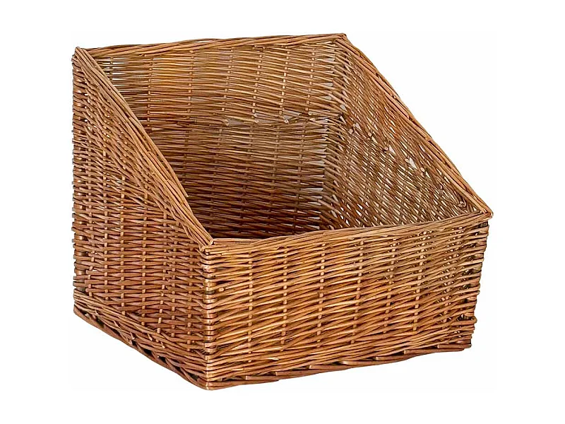 Corbeille à pain carrée en osier 45 x 45 cm h 40