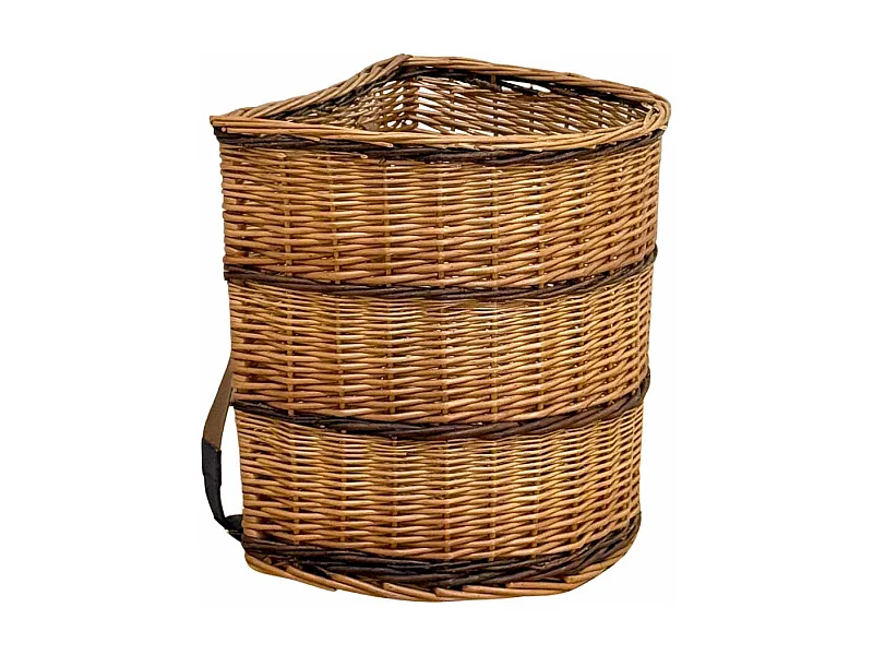Panier en osier collection gerla grand avec bandoulières 52 cm x 38 cm h 48