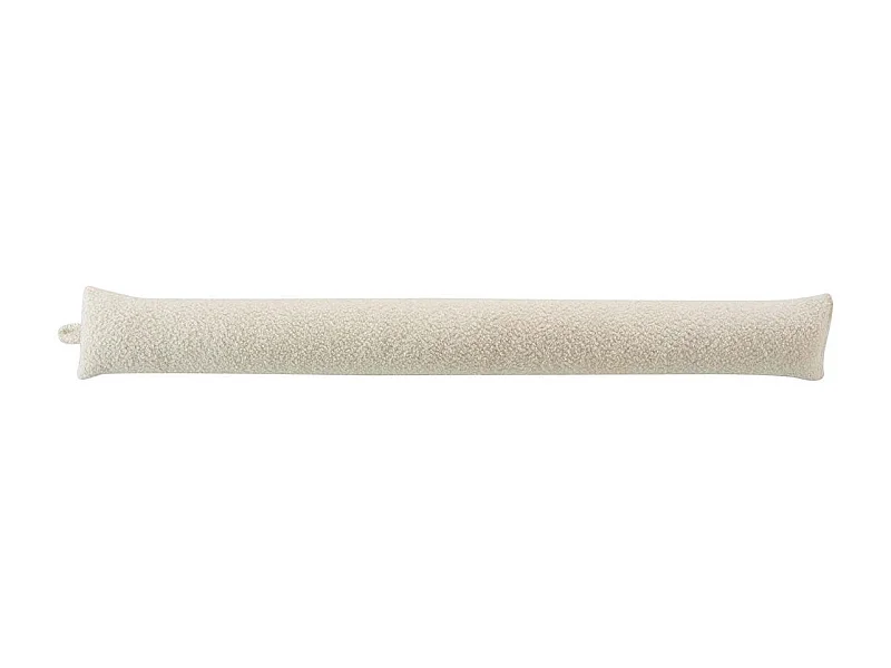 Boudin Bas de Porte Bouclette "Wooly" 80cm Naturel