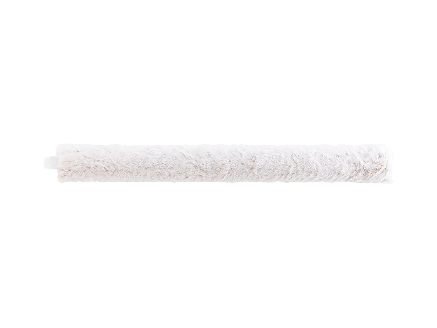 Boudin Bas de Porte Imitation Fourrure "Alaska" 80cm Naturel