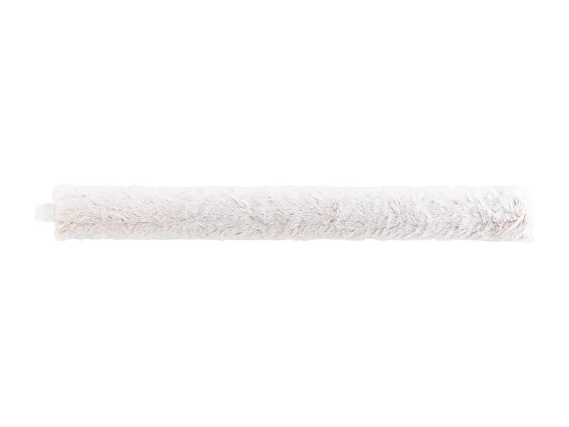 Boudin Bas de Porte Imitation Fourrure "Alaska" 80cm Naturel
