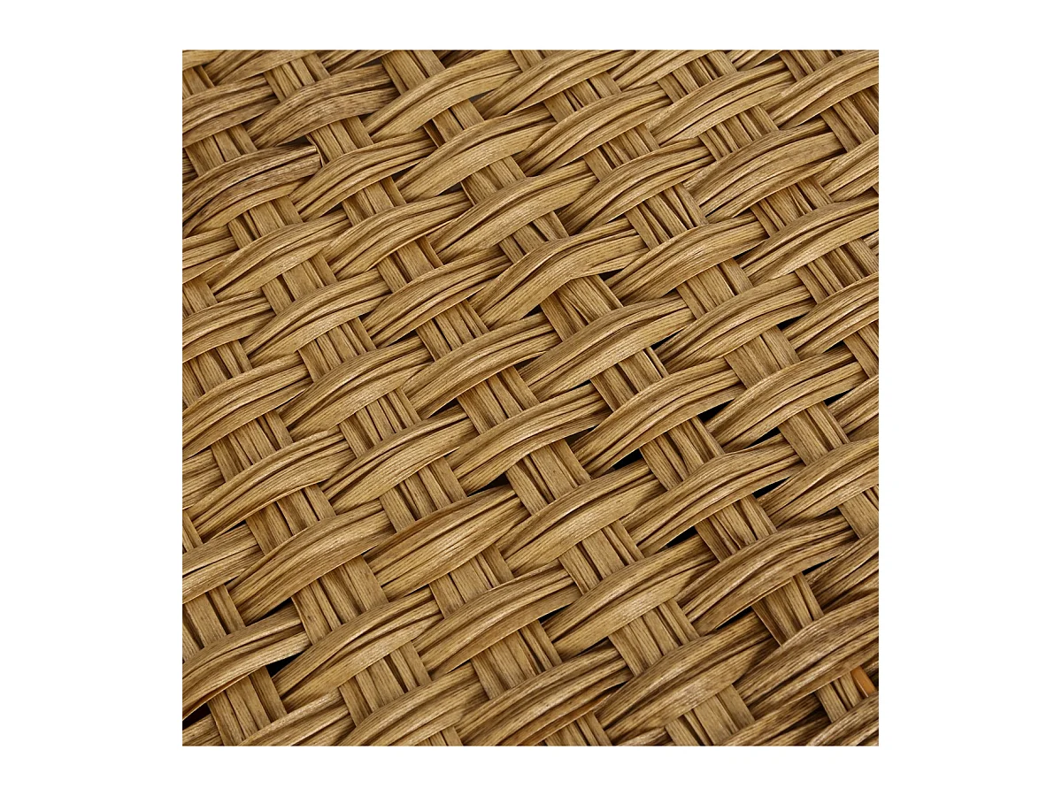 Portabiancheria pieghevole intrecciato a mano con coperchio e maniglie