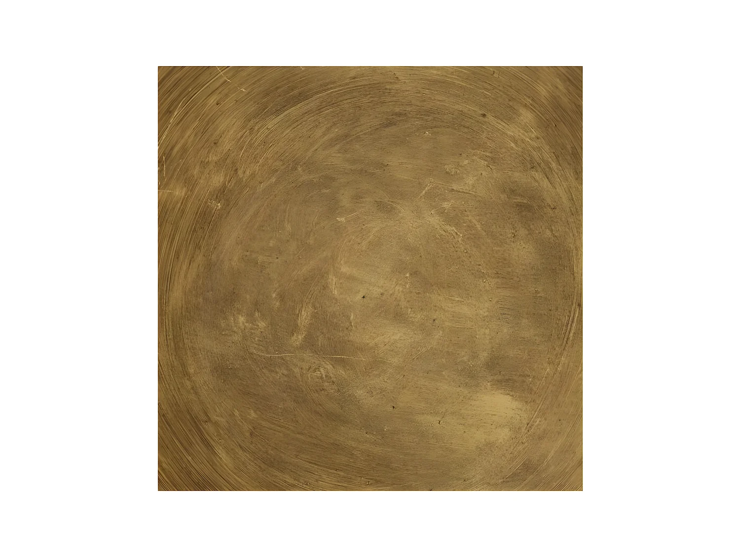 Duo de tables d'appoint ronde doré Métal - ZOSTA