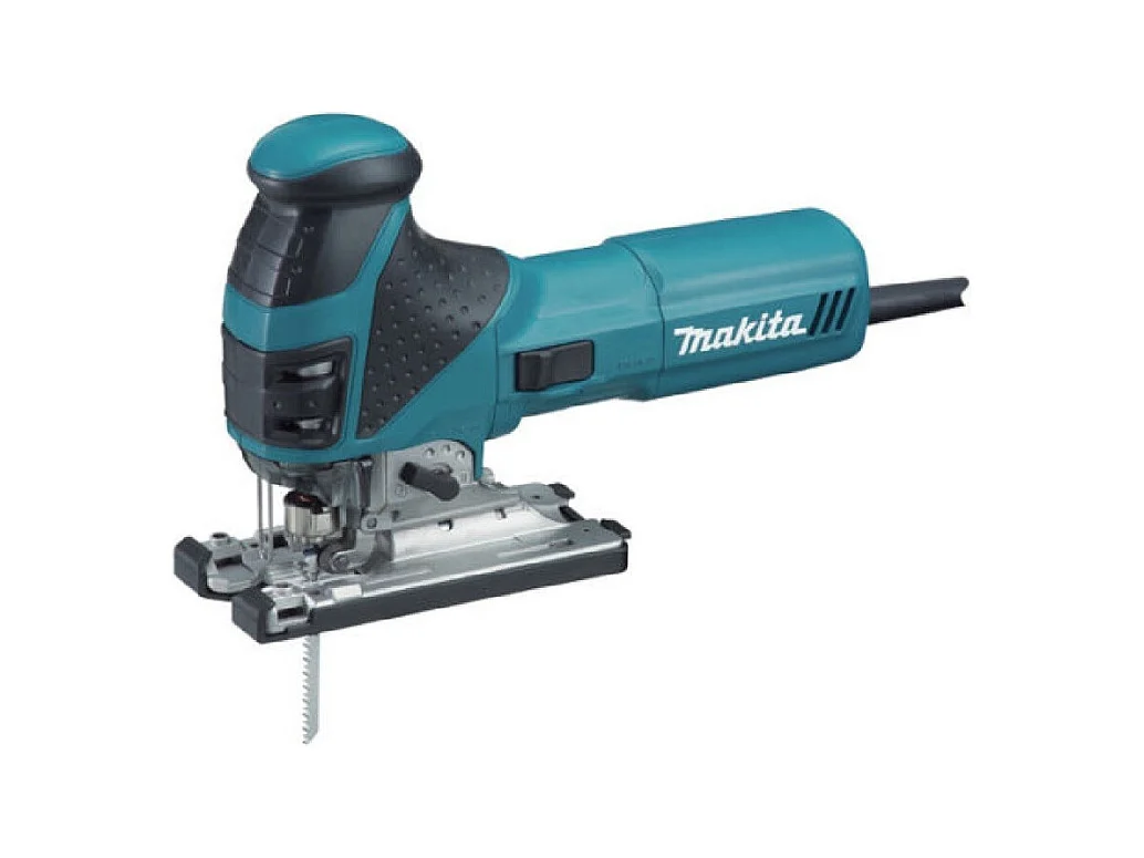 trade shop - makita 4351t professionelle stichsäge 720w blätter und koffer makpac -
