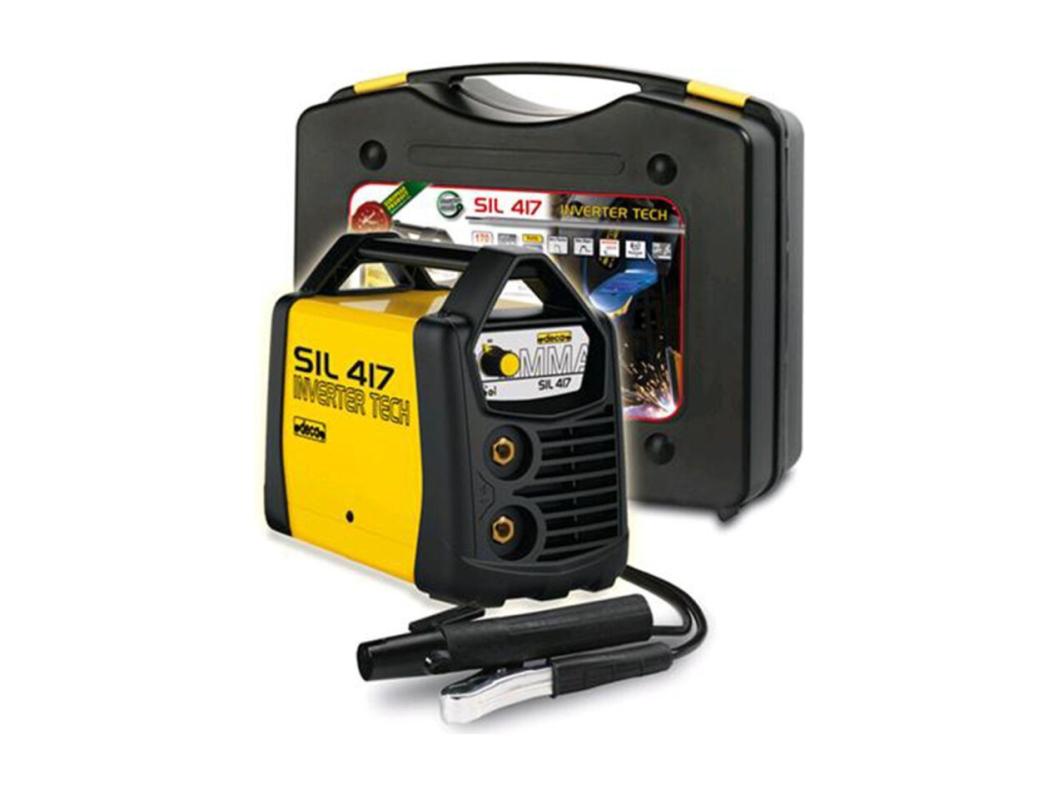 trade shop - sil 417 230/50-60 1ph schweissmaschine mit zubehör und kasse deca inverter -