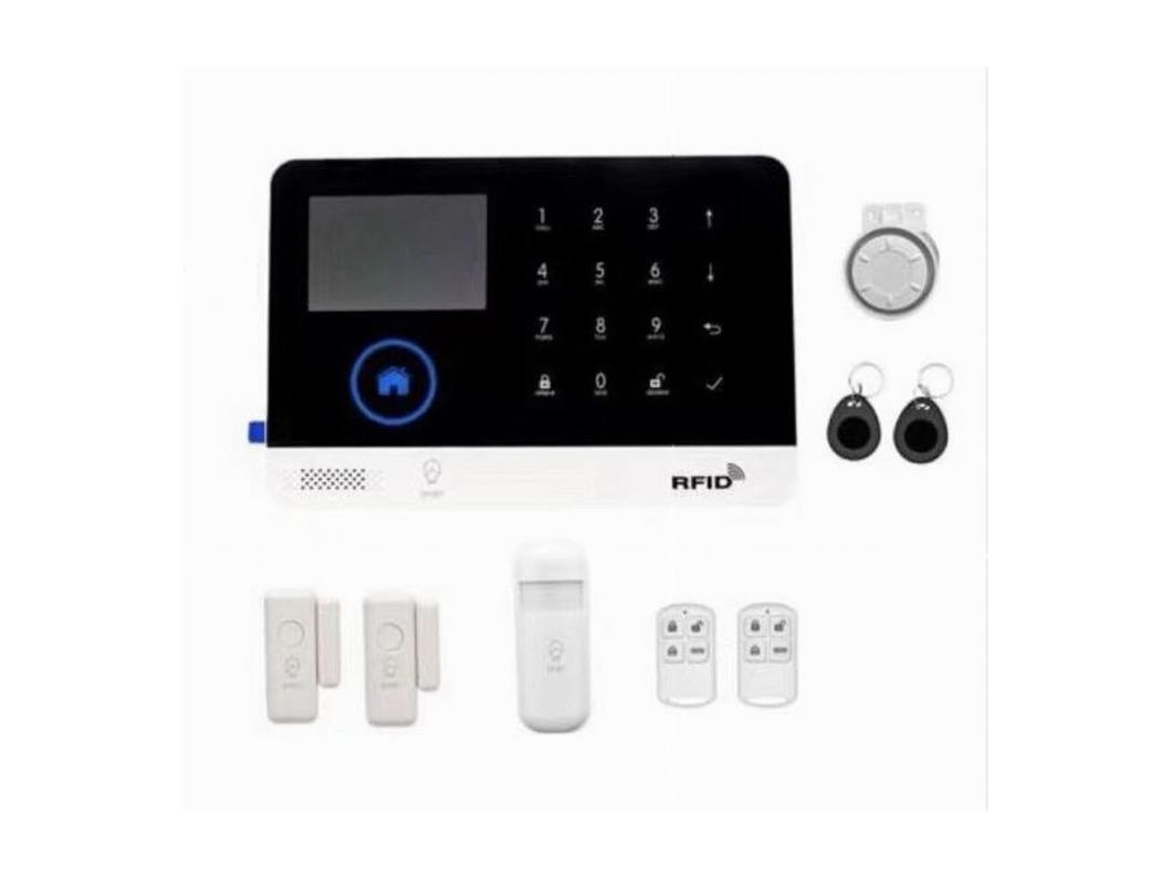 KIT SISTEMA DI ALLARME INTELLIGENTE PG-103 ANTIFURTO CASA SENZA FILI SMART WIFI