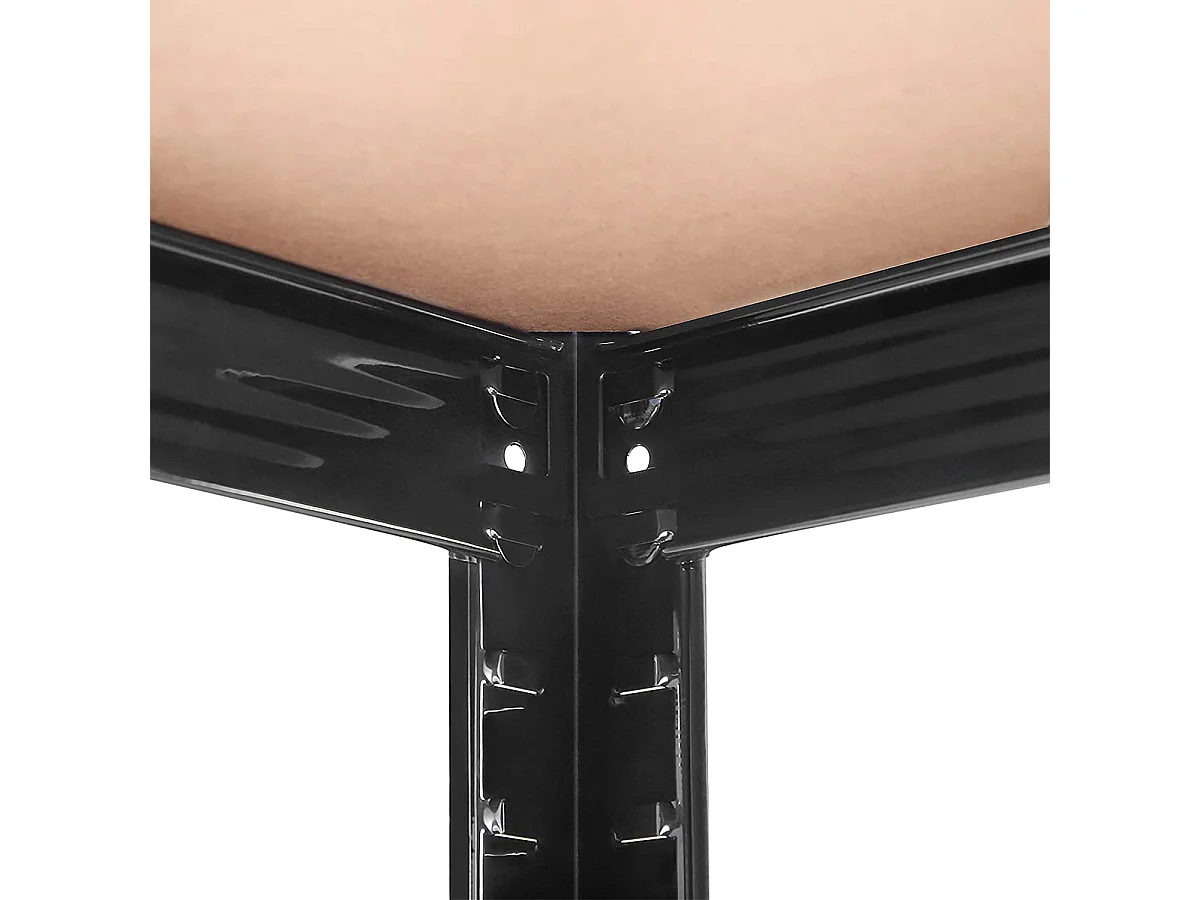 Étagère Industrielle 5 Niveaux modulable en Bureau - L90 x H180 cm