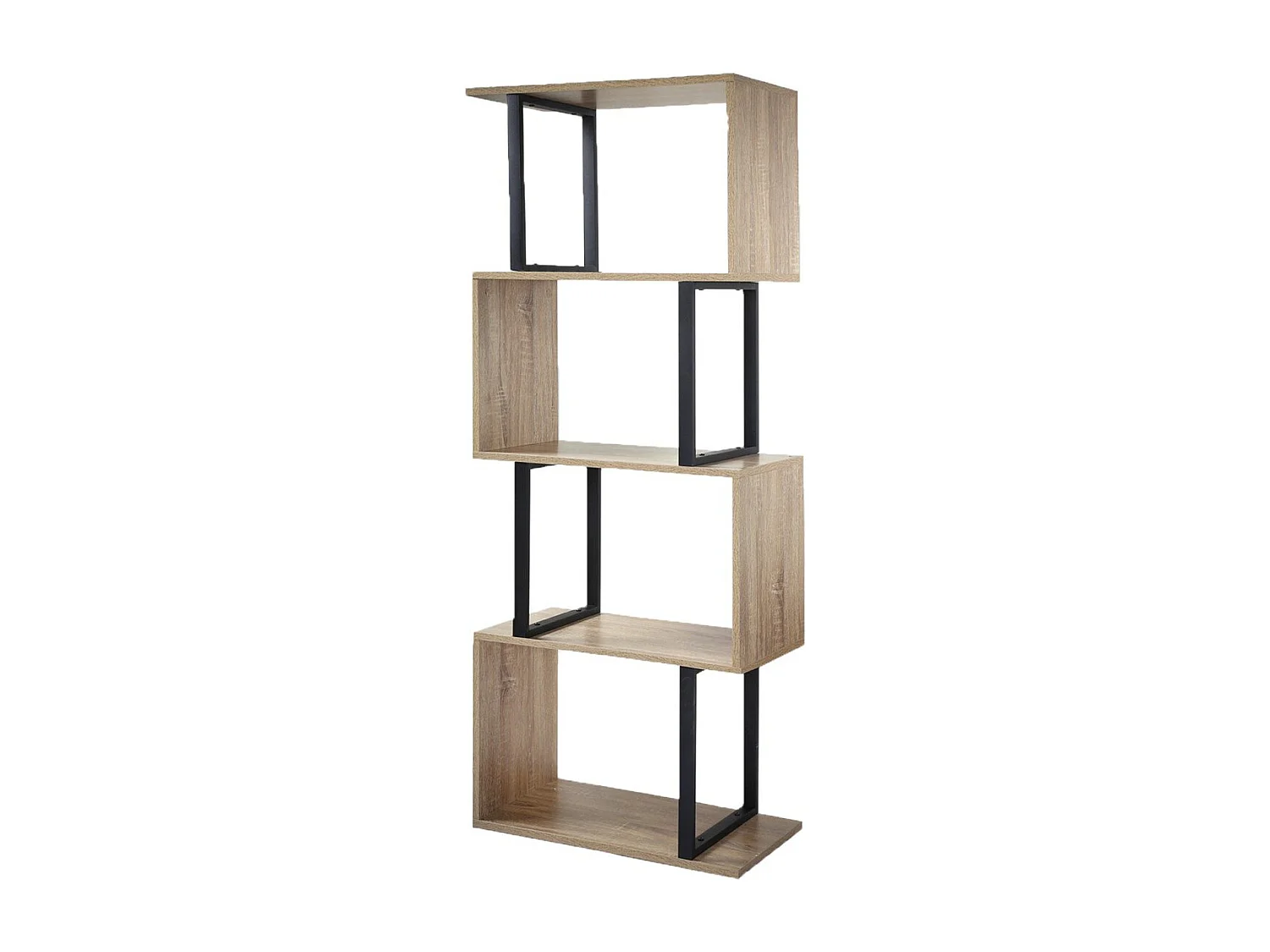 Scaffale 4 livelli decorazione Legno L60 cm