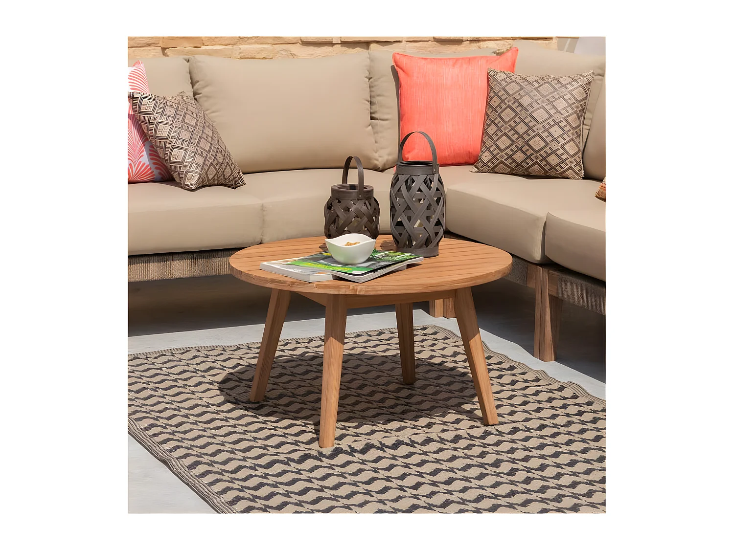 Table basse d'extérieur en Bois - HURAA