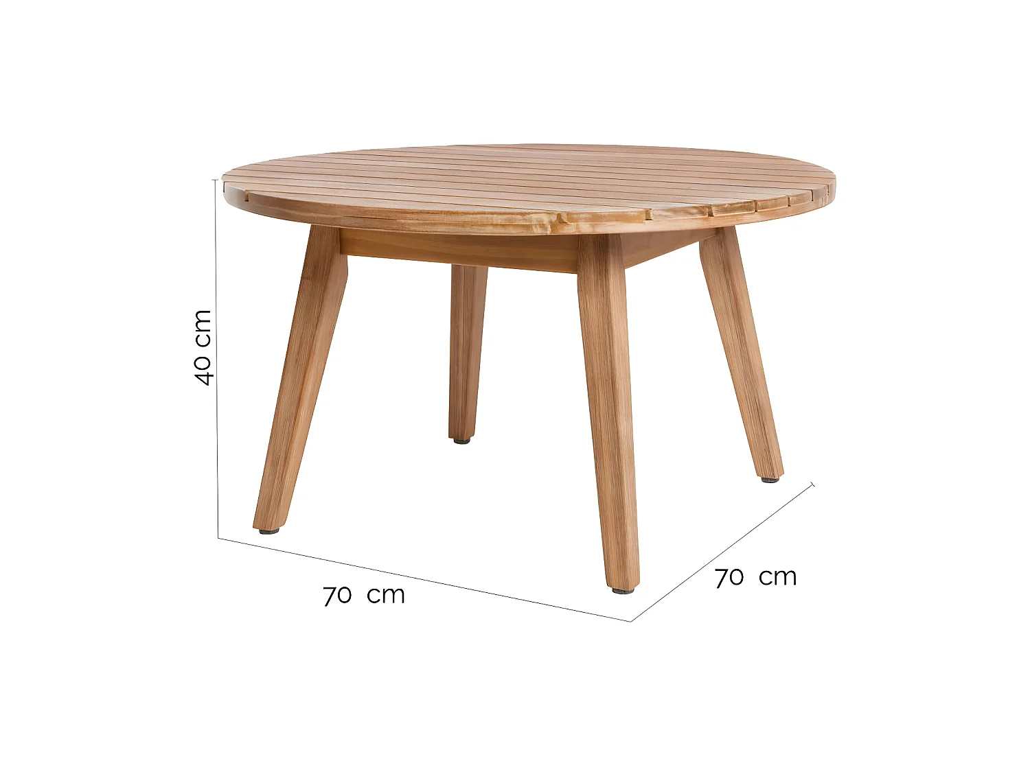 Table basse d'extérieur en Bois - HURAA
