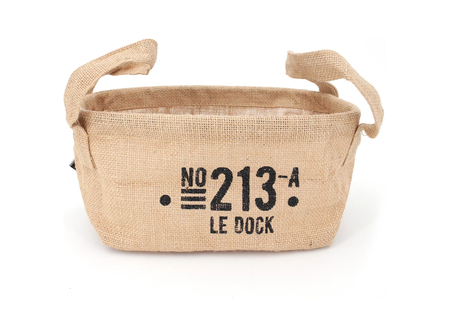 Panier de rangement 4L en jute beige 213 LE DOCK