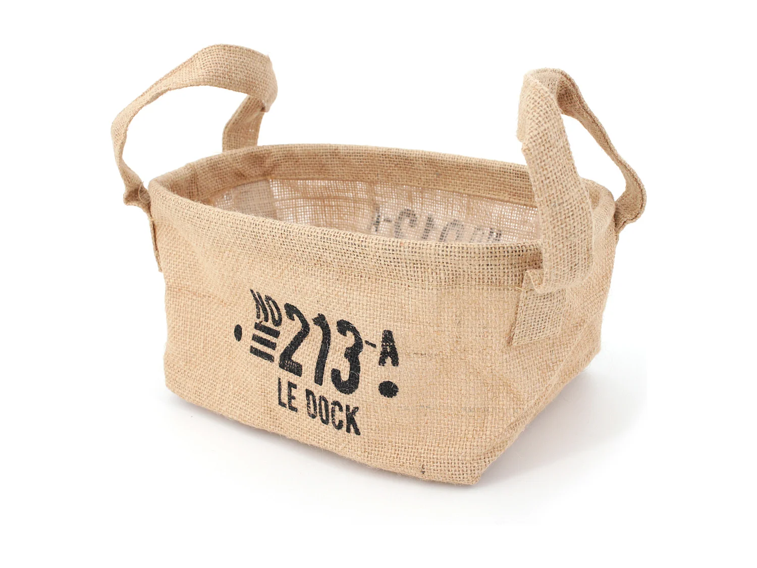 Panier de rangement 4L en jute beige 213 LE DOCK