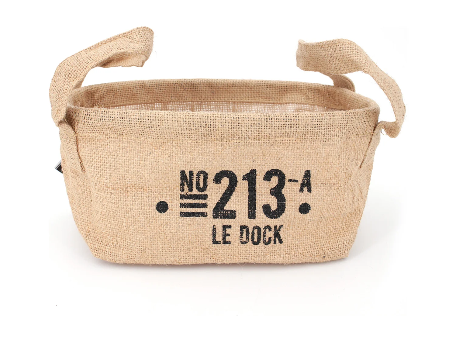 Panier de rangement 4L en jute beige 213 LE DOCK