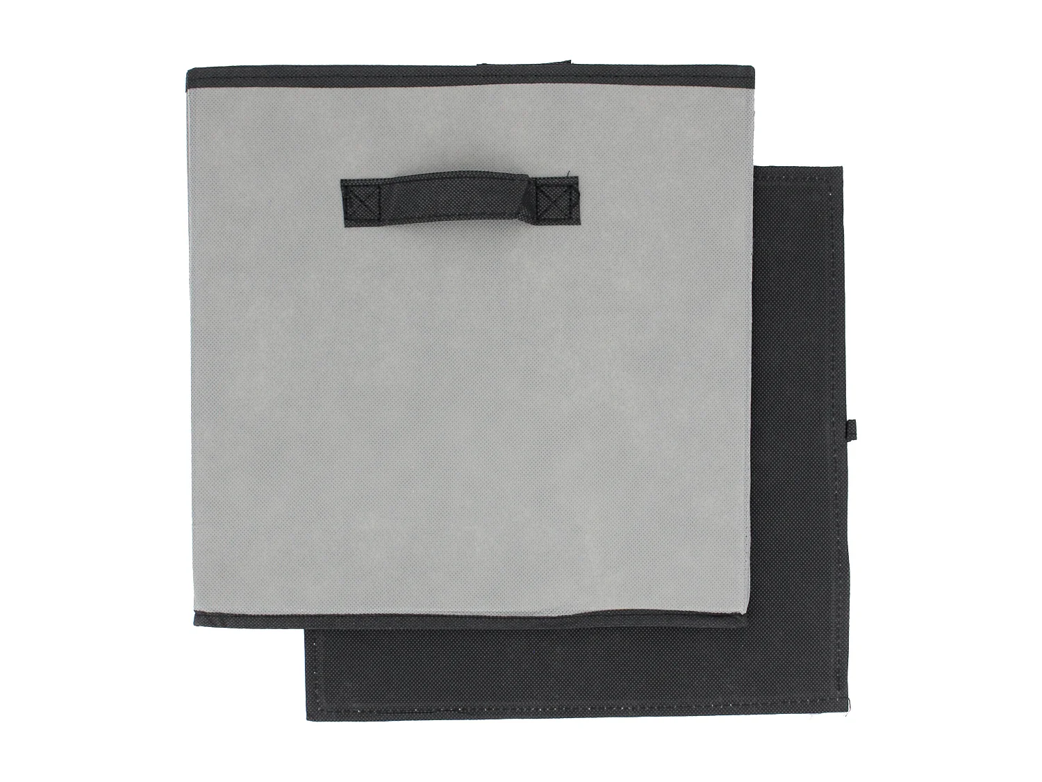 Cube de rangement cartonnée 27L gris