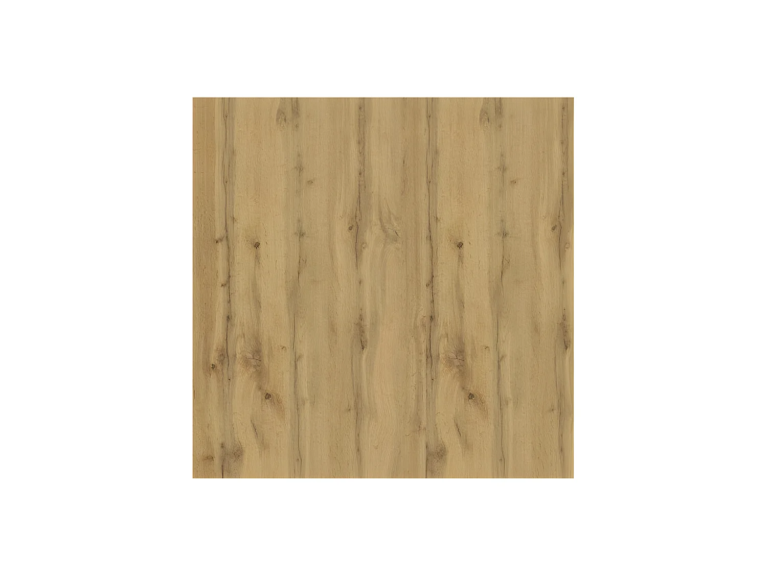 Console + miroir Bois blanc/Chêne blond - SOLDIA