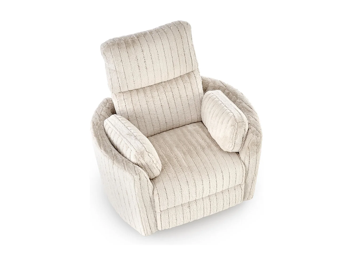 Poltrona Pegas/funzione relax (elettrica)/rivestimento in tessuto/beige