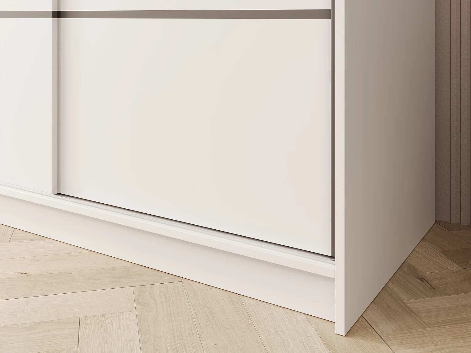 Armoire Roberto (200cm)/portes coulissantes/Blanc