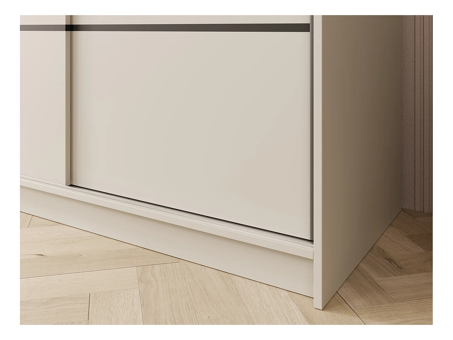 Armoire Roberto (200cm)/portes coulissantes/Beige