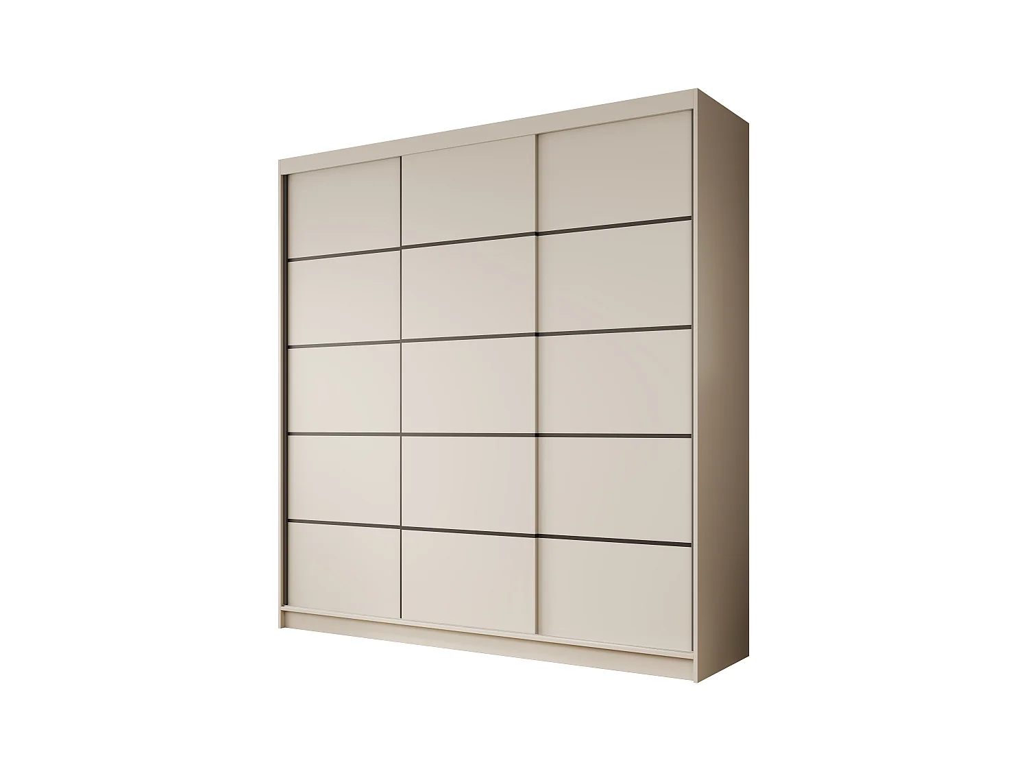 Armoire Roberto (200cm)/portes coulissantes/Beige