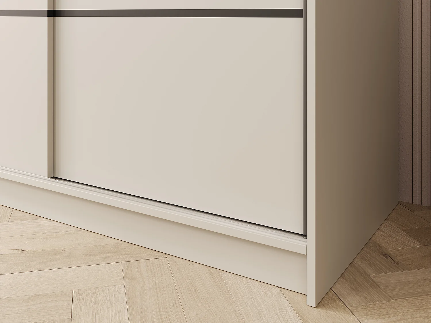 Armoire Roberto (200cm)/portes coulissantes/Beige