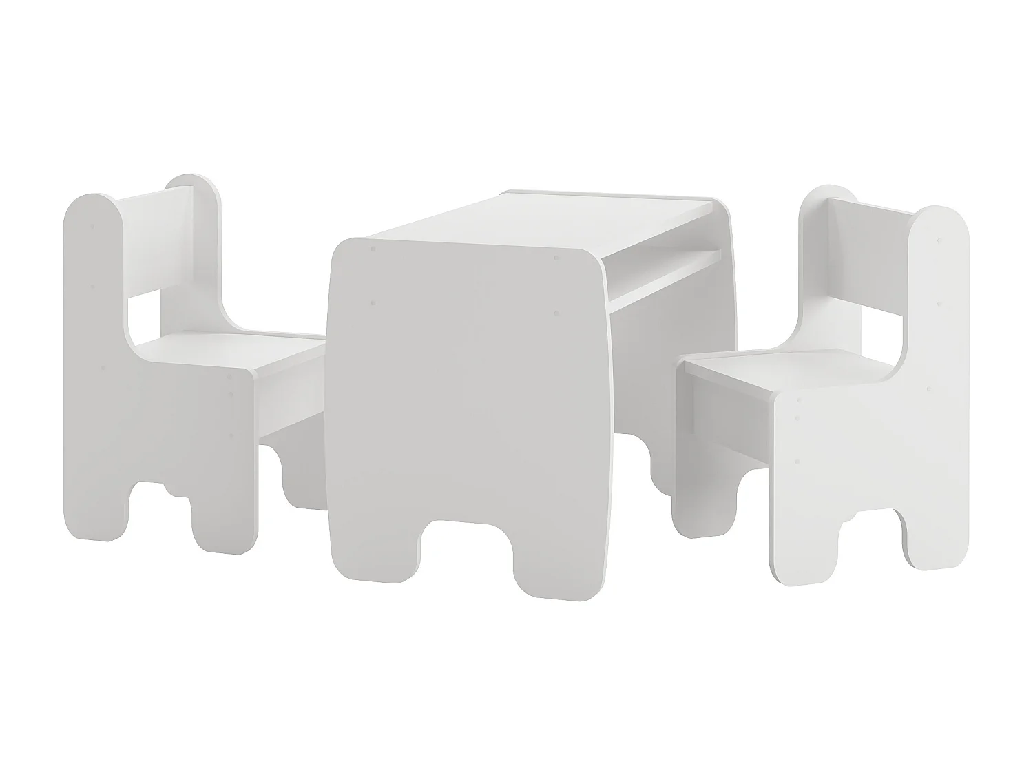 Ensemble table + 2 chaises pour chambre d'enfant