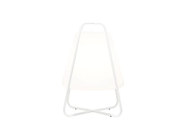 Lampe LED Tipi Zafferano Rechargeable - Tactile, Intérieur et Extérieur IP65, Design Moderne Sans Fil Blanc