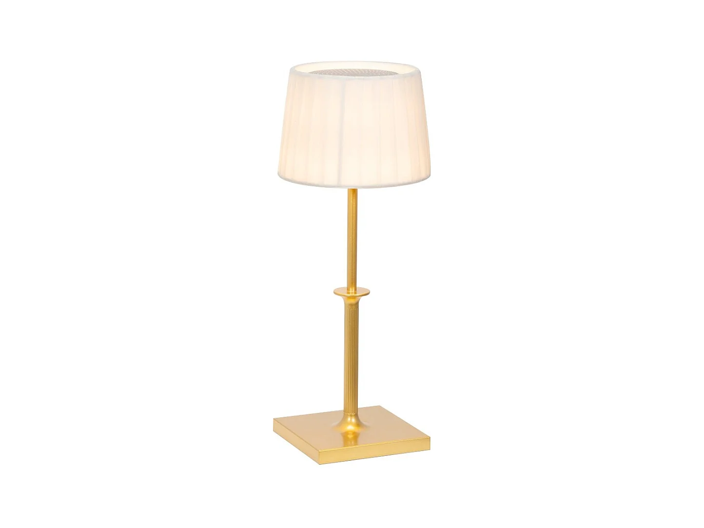 Poldina Classic Zafferano LED-Touch-Dimmer, wiederaufladbare Tischlampe - elegantes kabelloses Design, Gold