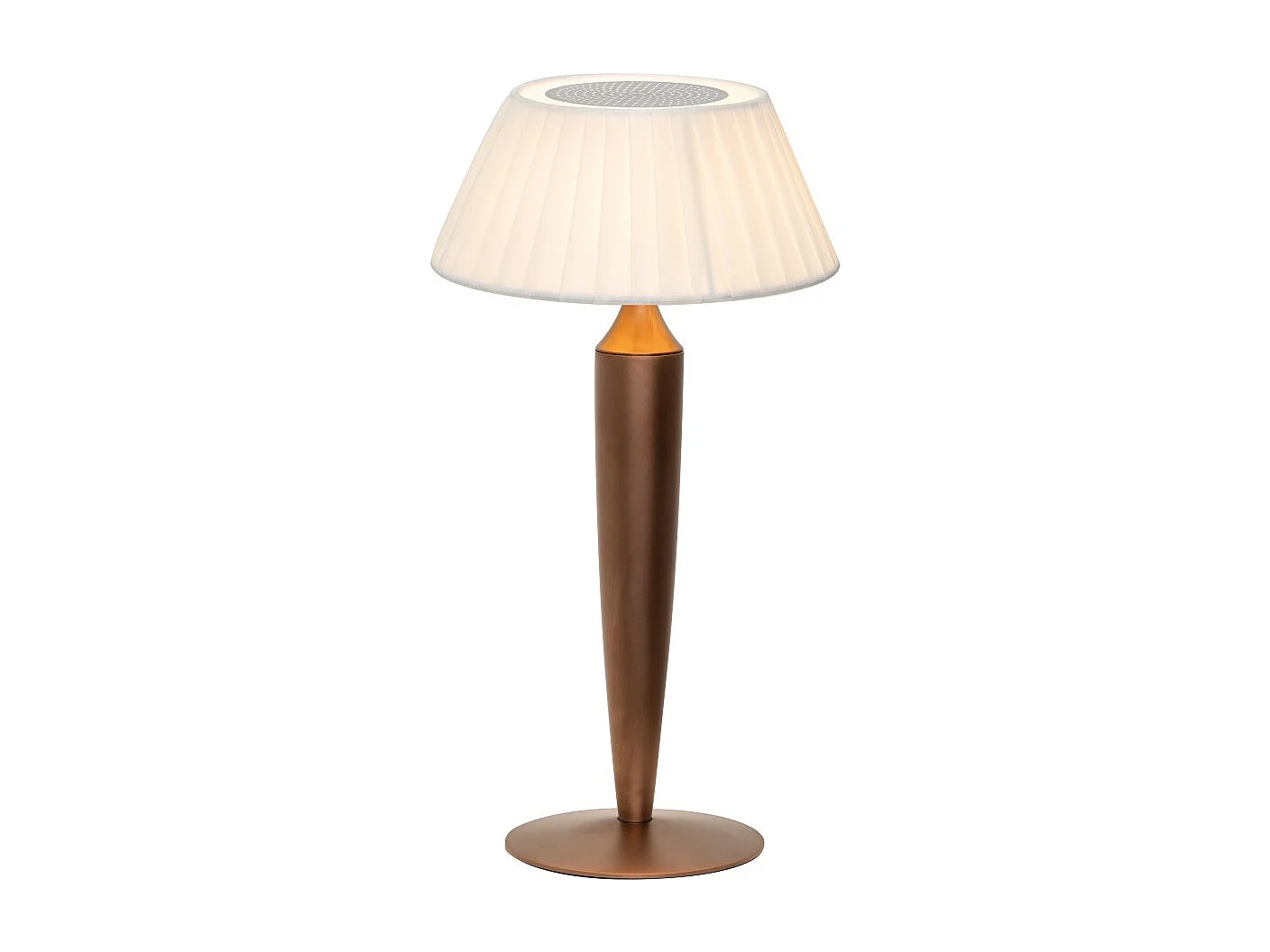 Flaminia Zafferano Lâmpada de Mesa Recarregável Led Touch - Design Clássico Sem Fio Bronze