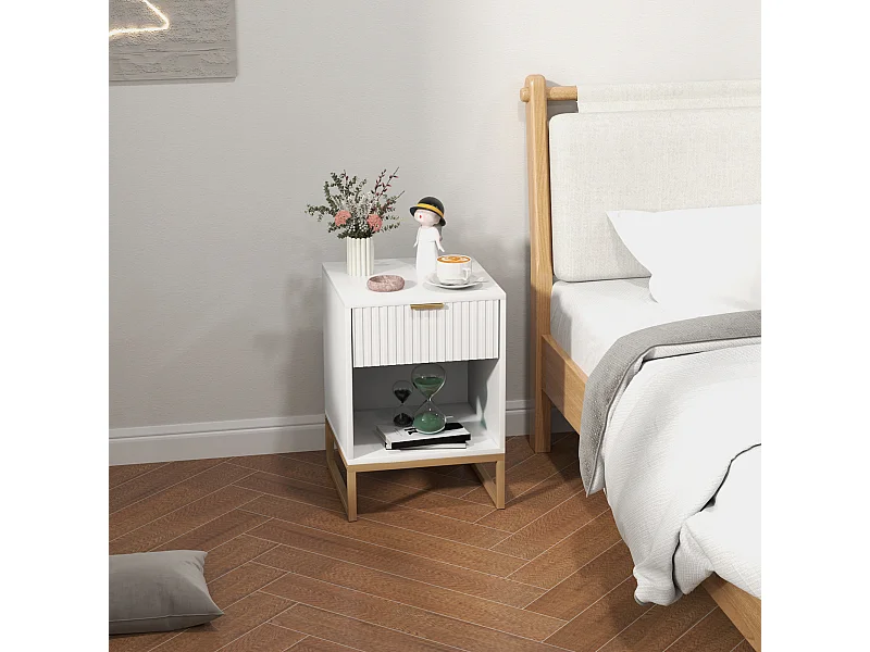 Table de chevet avec tiroirs,avec espace de rangement,table de chevet pour chambre,salon