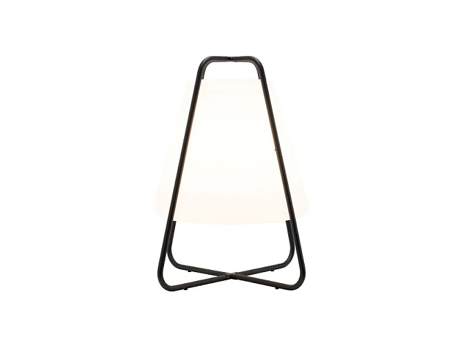 Lampe LED rechargeable Tipi Zafferano - Tactile, Intérieur et Extérieur IP65, Design Moderne Sans fil Noir