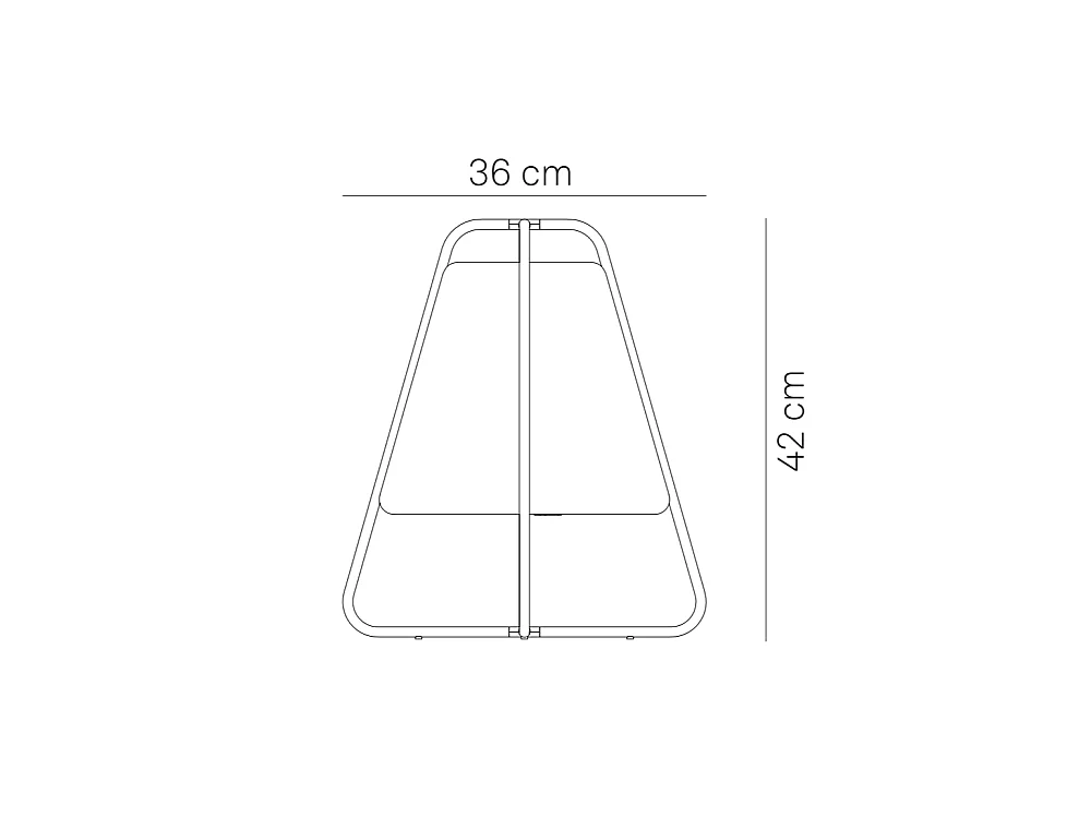 Lampe LED rechargeable Tipi Zafferano - Tactile, Intérieur et Extérieur IP65, Design Moderne Sans fil Noir